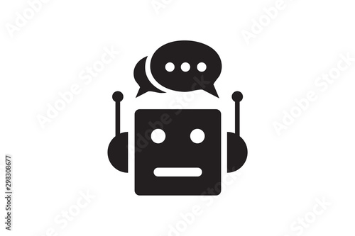 chat bot icon, robot icon