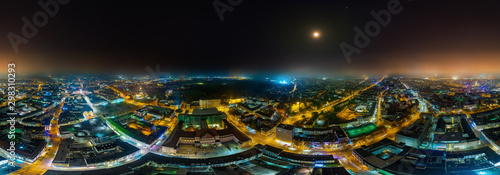 City of Kassel Germany 360   air-nightpano