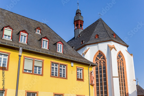 Windows of the Carmelite church in Boppard, Germany