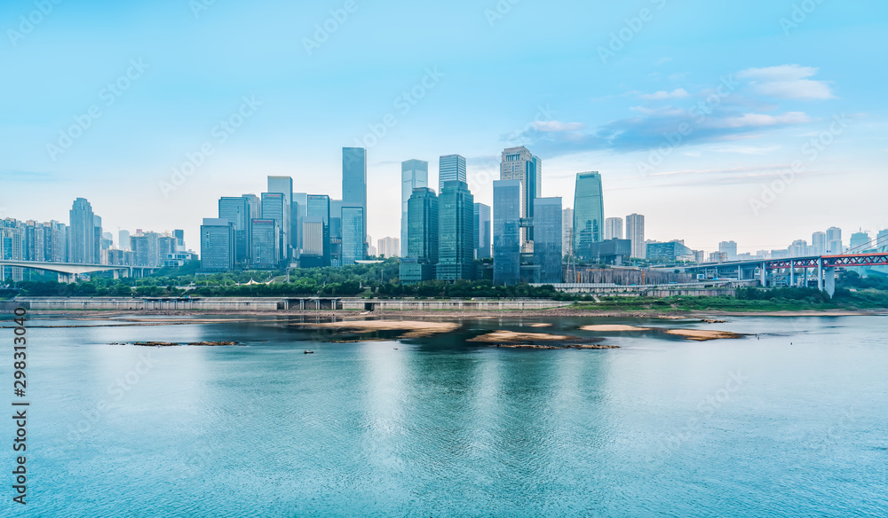 Fototapeta premium Chongqing urban architectural landscape and beautiful skyline..