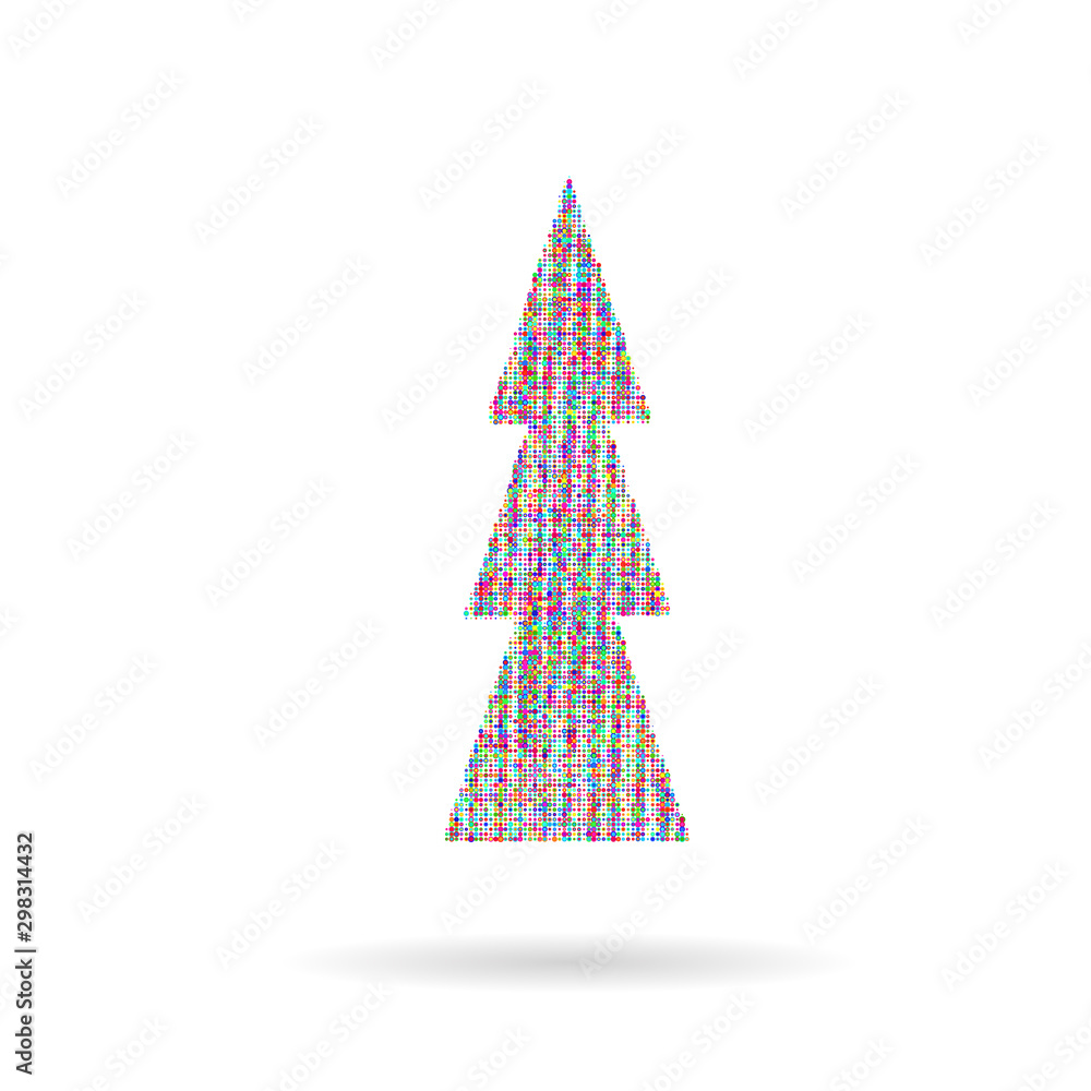 abstract christmas tree abstract christmas tree