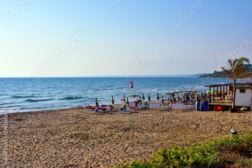 Fototapeta Naklejka Na Ścianę i Meble -  san Marco Beach, Sciacca Sicily Italy