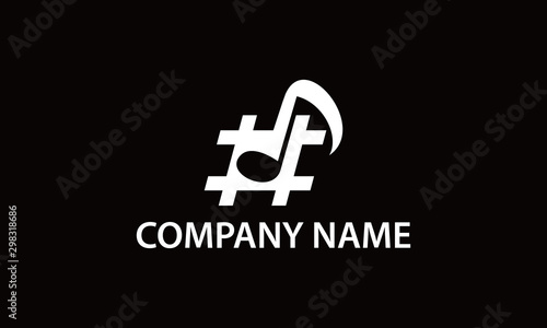 Hashtag tone logo design inspirations