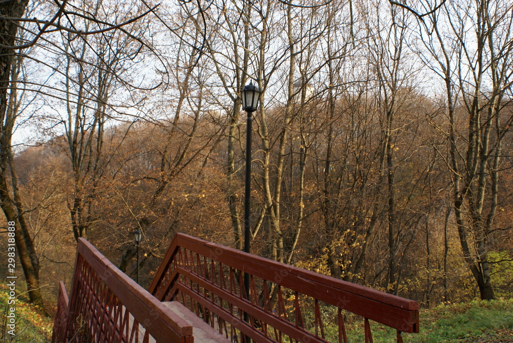Moscow Russia - 10/17/2019: park Kolomenskoye Moscow Russia - 10/17/2019: park Kolomenskoye