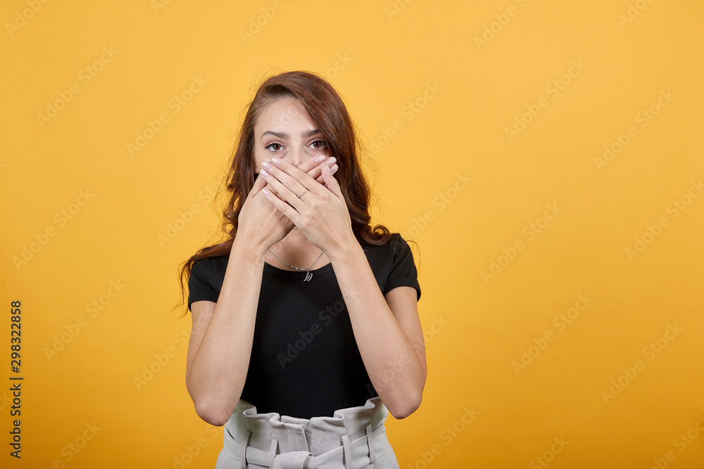 Girl in the picture looks terrified as she is afraid to speak. She is embraced or maybe forcefully made to remain silent which is against human rights. Girl in the picture looks terrified as she is afraid to speak. She is embraced or maybe forcefully made to remain silent which is against human rights.