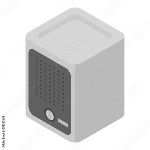 Climate air purifier icon. Isometric of climate air purifier vector icon for web design isolated on white background