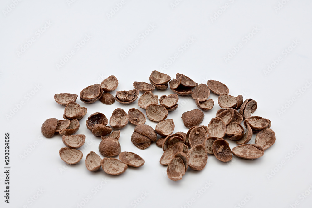 Photo of oatmeal, vitamins on a white background. Healthy food concept. Photo of oatmeal, vitamins on a white background. Healthy food concept.