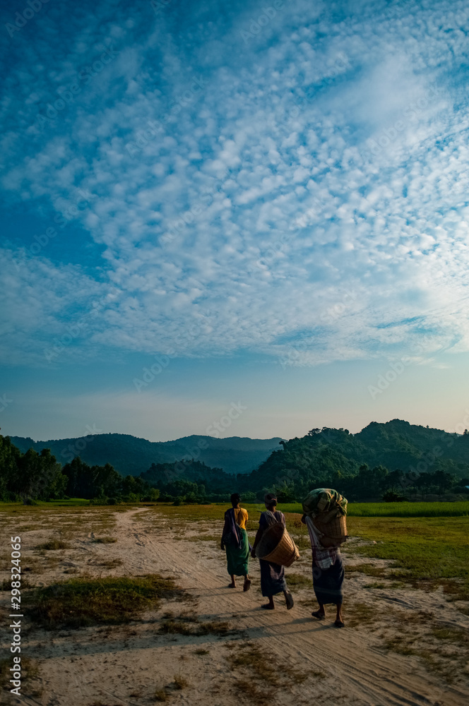 Obraz premium Garo tribe of Bangladesh 