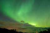 Colorful Northern lights  in the sky