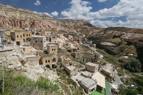 Houses in Cavusin Village, Nevsehir, Cappadocia