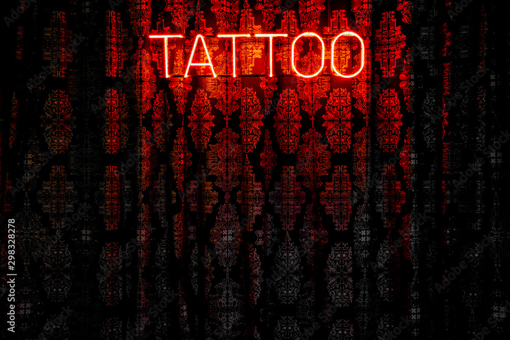 tattoo black and red one