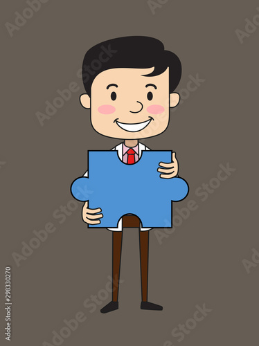 Dentist - Holding a Jigsaw Puzzle Piece