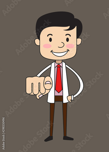Dentist - Laughing and Pointing