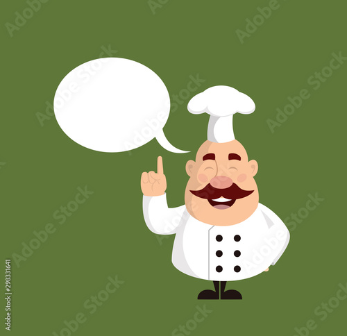 Dermatologist Doctor - Smiling and Pointing to Speech Bubble