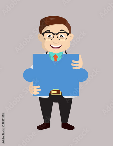 Dermatologist Doctor - Holding a Jigsaw Puzzle Piece
