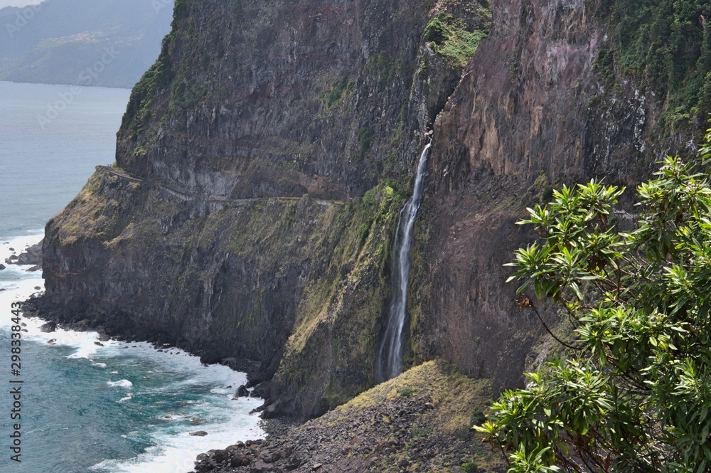 the fantastic coast of the island of Madeira