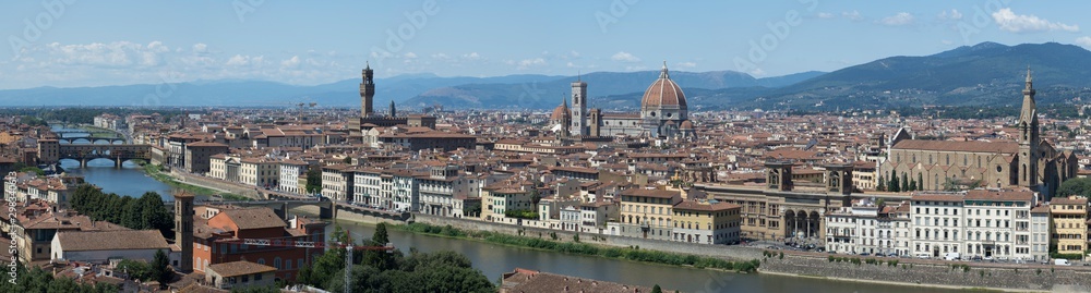 Panoramic of Florencia, capital of Tuscany