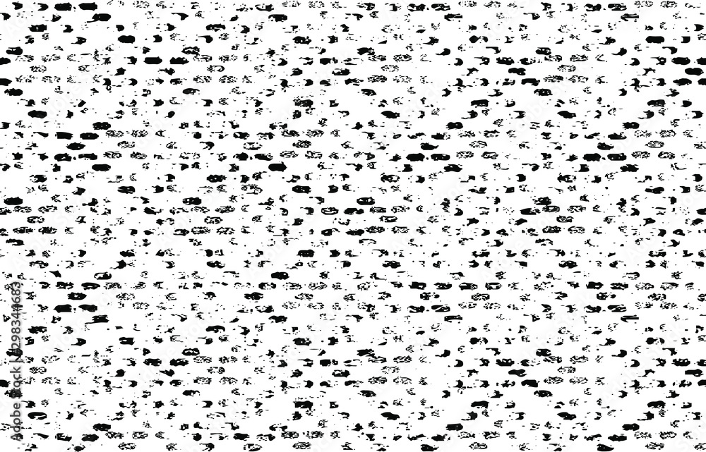 Small uneven spots and particles of debris. Abstract vector texture. Distressed uneven background. Grunge texture overlay with fine grains isolated on white background. Vector illustration. EPS10. Small uneven spots and particles of debris. Abstract vector texture. Distressed uneven background. Grunge texture overlay with fine grains isolated on white background. Vector illustration. EPS10.