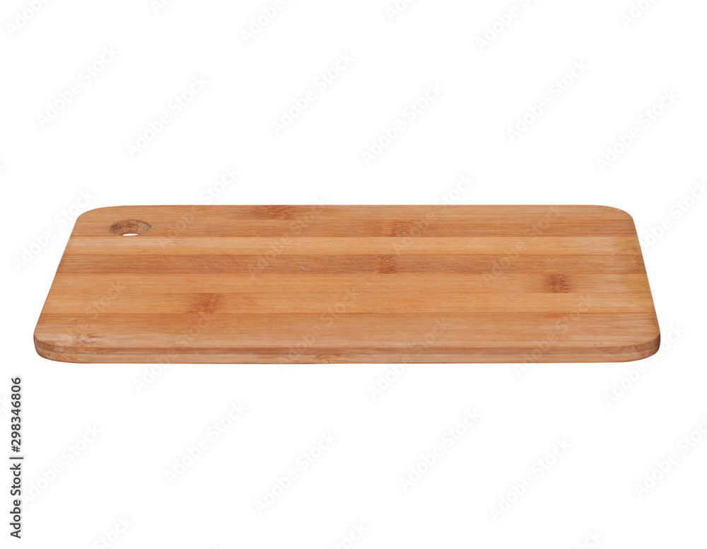 Cutting kitchen board on white background Cutting kitchen board on white background