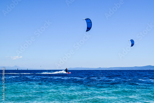 Beach Zlatni Rat Kitesurfing. © jana_janina