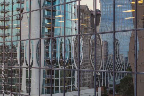 Building reflection, Buckhead, Atlanta, Georgia photo