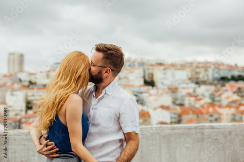 Man Kisses Woman photo