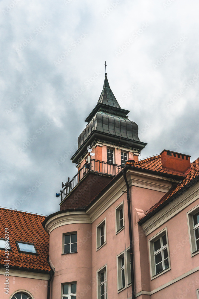 Building of townhall in Ilawa (Poland)