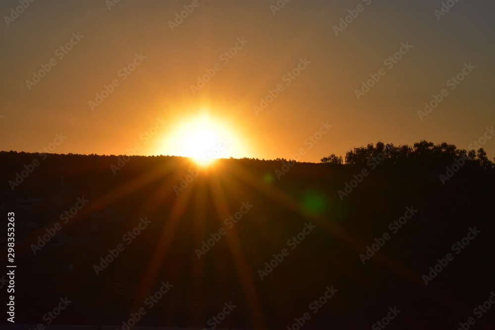 Fototapeta premium fim de tarde
