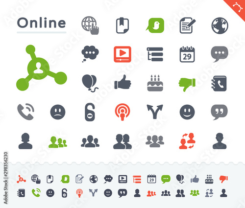 Social Media & People - Sticker Icons