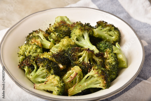 Homemade roasted broccoli