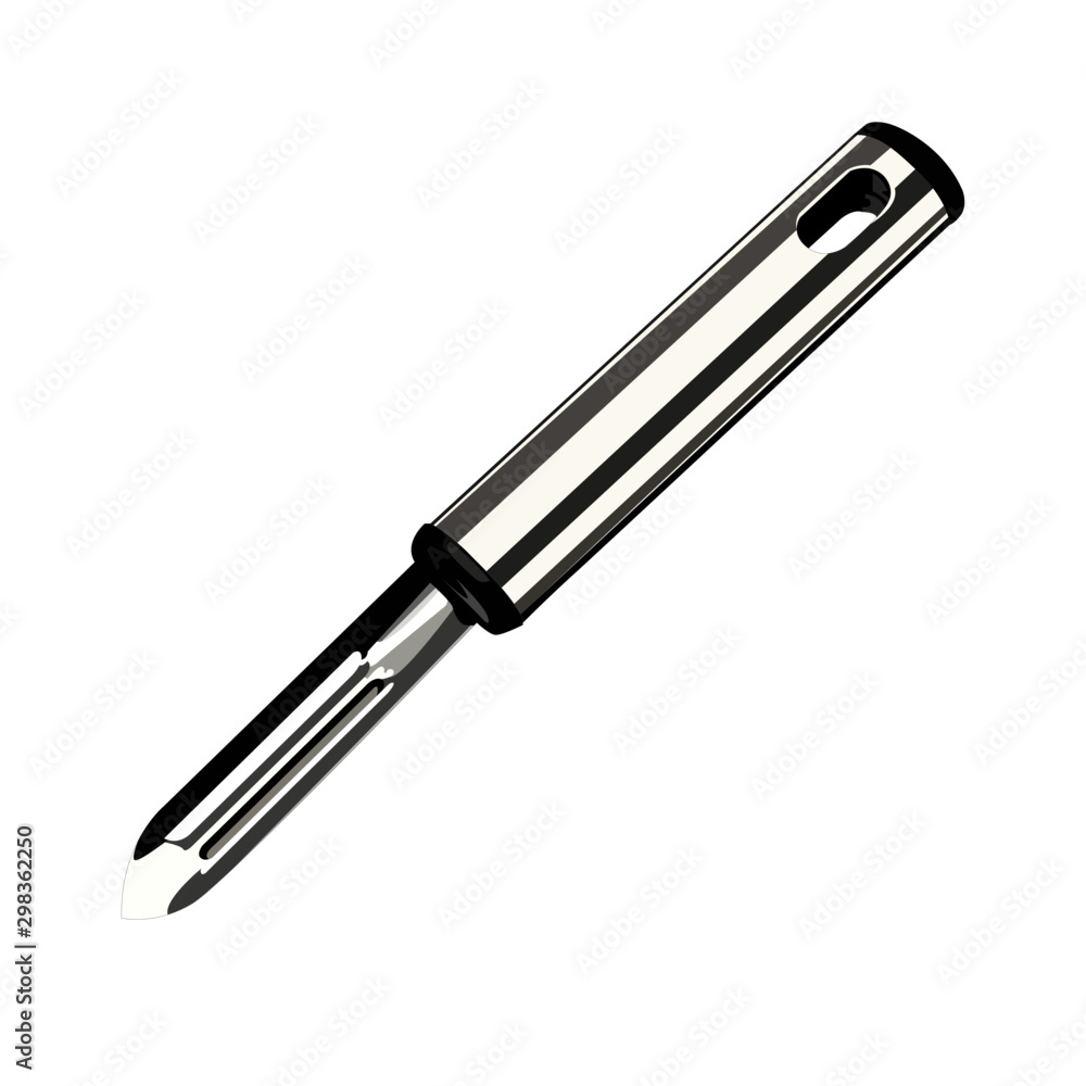 Peeler isolated realistic vector illustration isolated Peeler isolated realistic vector illustration isolated
