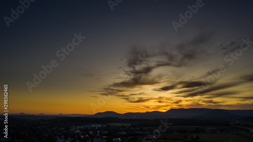 Sonnenaufgang im Albvorland © EinBlick
