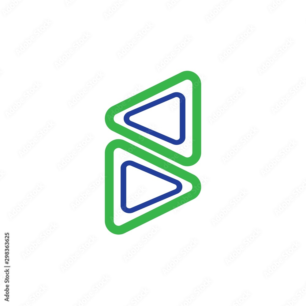 colorful play media logo design template. triangle play icon symbol design colorful play media logo design template. triangle play icon symbol design