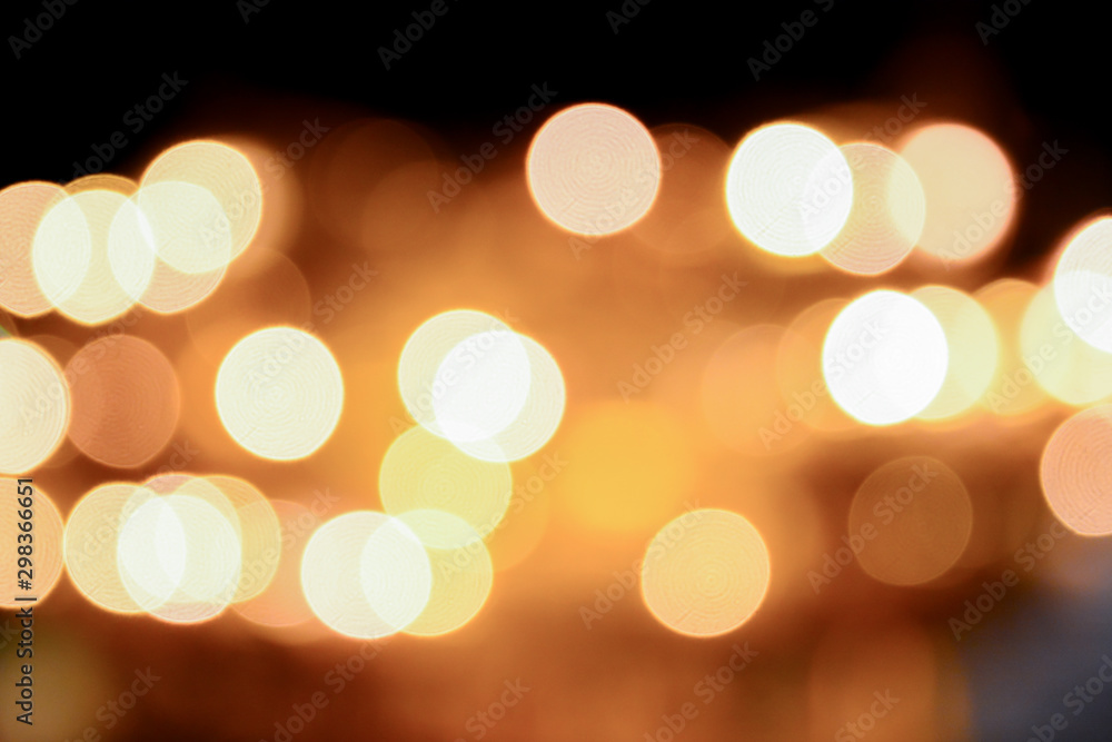 Fototapeta premium Burred of bokeh light beautiful