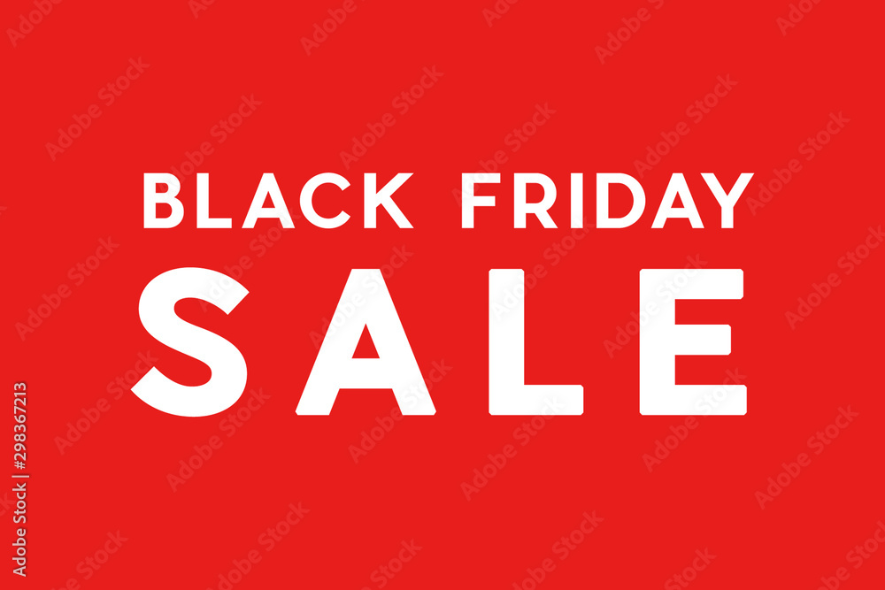 Fototapeta premium Black Friday Sale Illustration