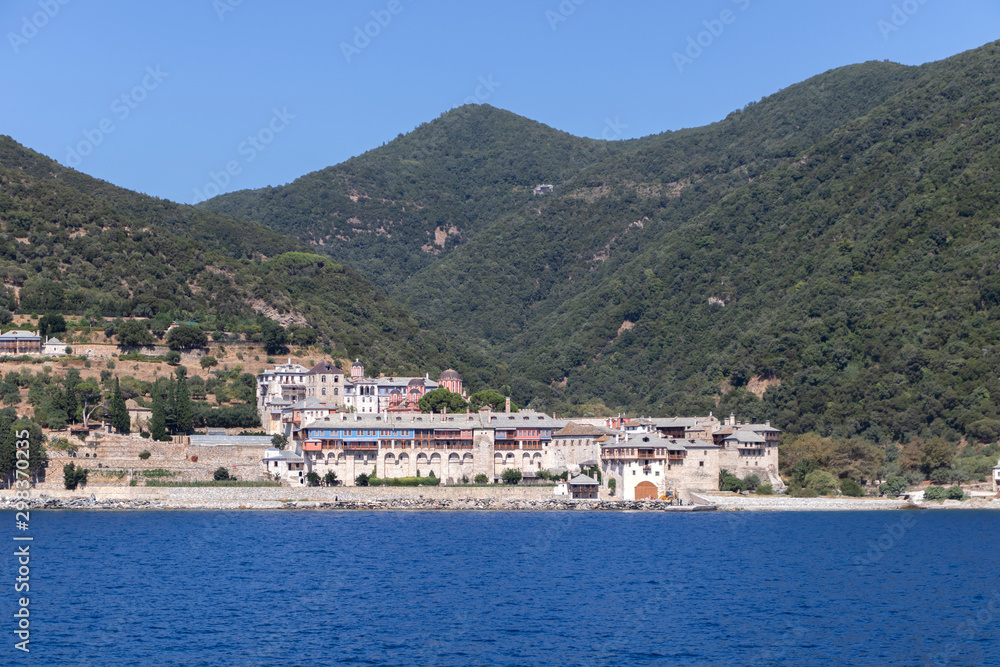 Xenophontos monastery at Mount Athos, Greece