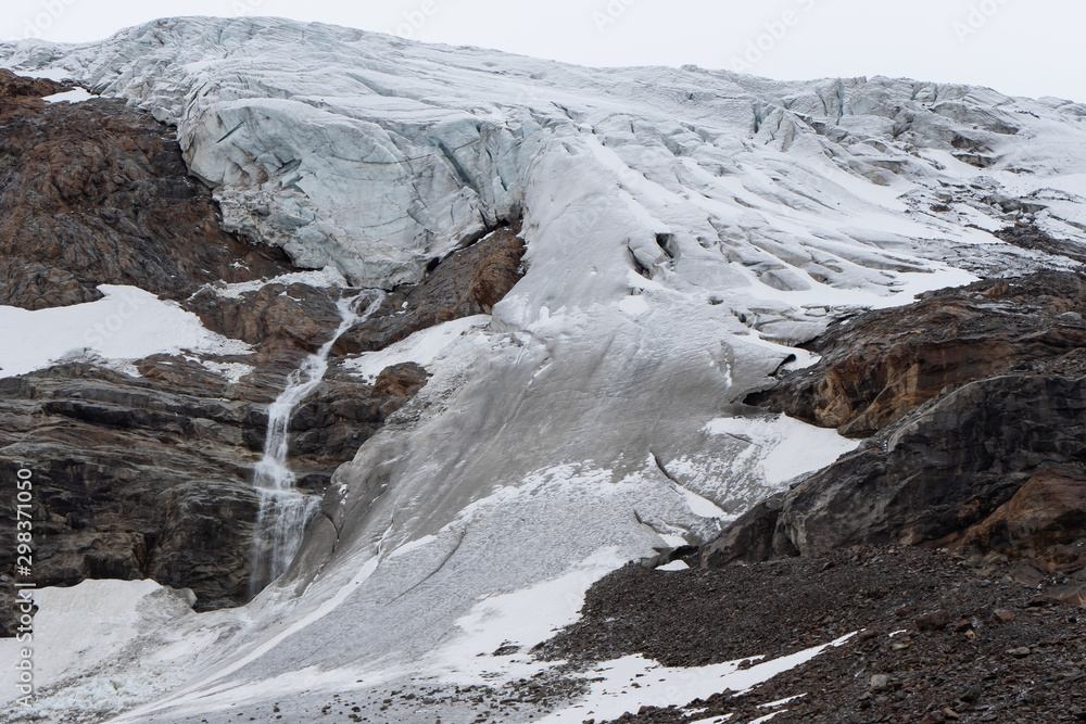 Eis, Fels und Wasser: Ochsentaler Gletscher, Silvretta