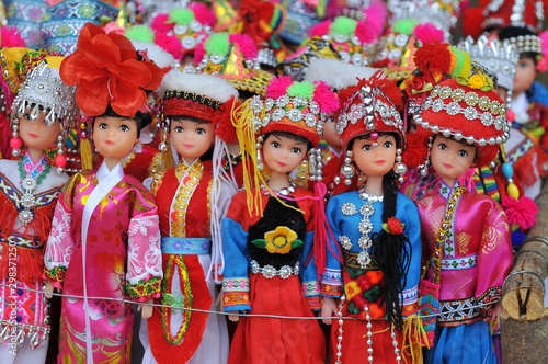Handicraft doll in Sapa, Vietnam.