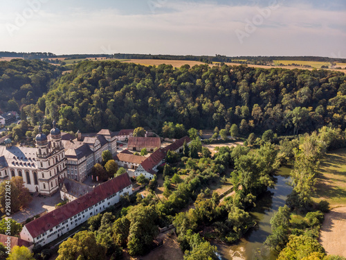 Kloster Schöntal - Jagsttal - Luftbild photo