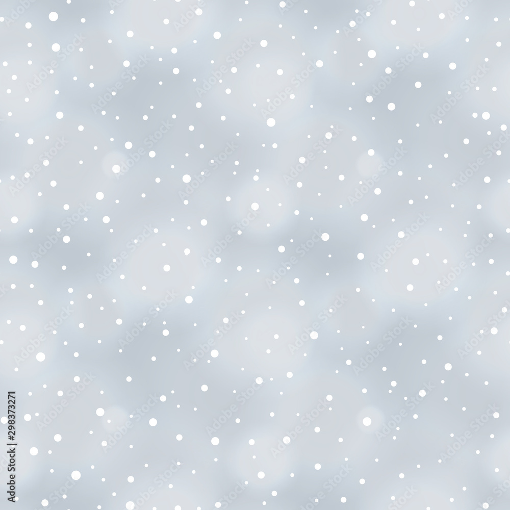 Soft winter seamless pattern, background with snow. Vector illustration Soft winter seamless pattern, background with snow. Vector illustration