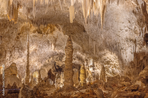 Veils and Stalagmites Carlsbad Caverns photo