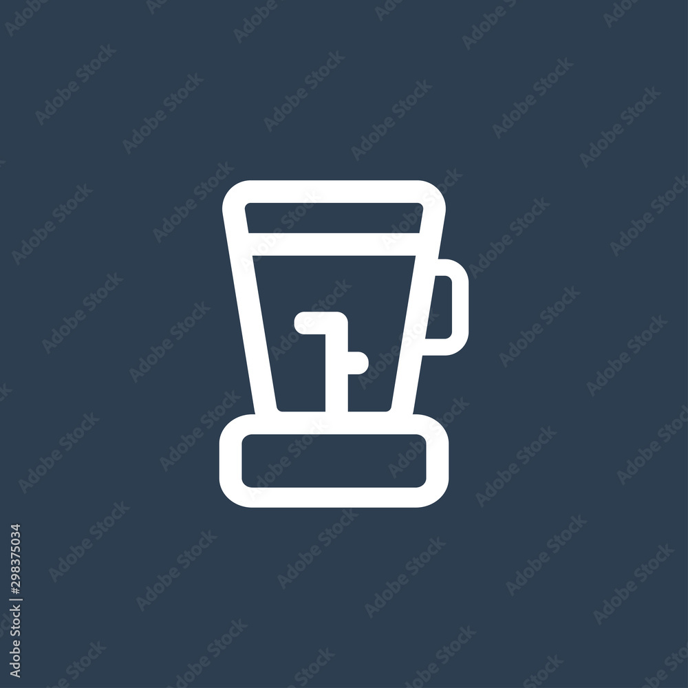 Blender outline icon for web and mobile Blender outline icon for web and mobile