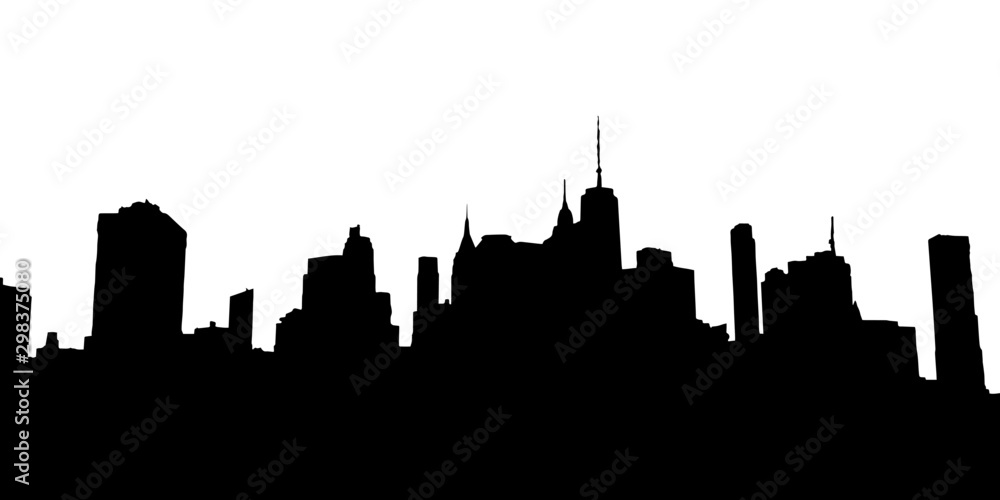New York Skyline silhouette