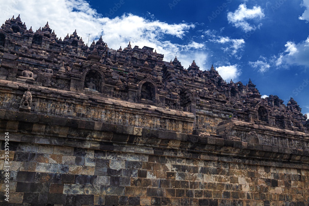 Fototapeta premium インドネシア・ボロブドゥール寺院遺跡群 11