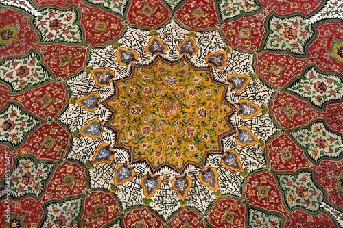 Seamless Islamic pattern of the roof