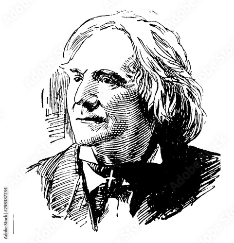 Ole Bull, vintage illustration