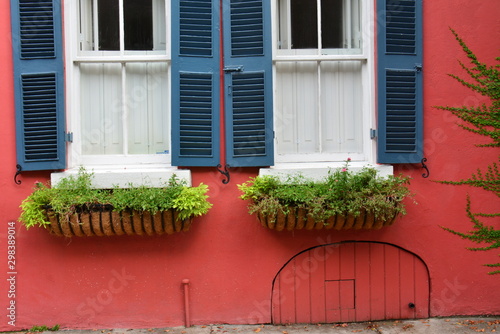 Charleston, SC Window Boxes, Rainbow Row and Doors