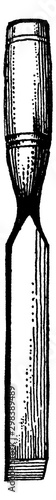 Framing Socket Chisel, vintage illustration.