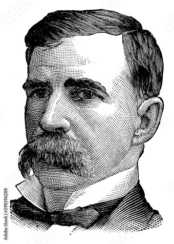 Картината върху платно James Donald Cameron, vintage illustration