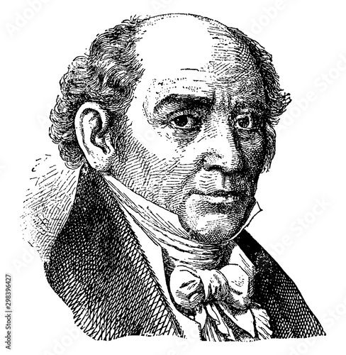 Muzio Clementi, vintage illustration
